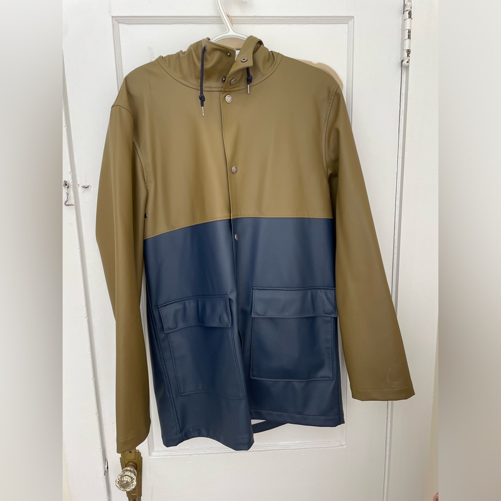 LL Bean Signature Slicker Raincoat - Small